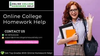 Online College Homework Help: Boost Your Academic Performance!