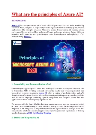 Azure AI-102 Online Training in Hyderabad - Visualpath