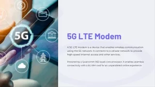 5g Lte Modem