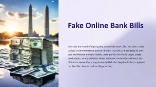Fake online bank bills