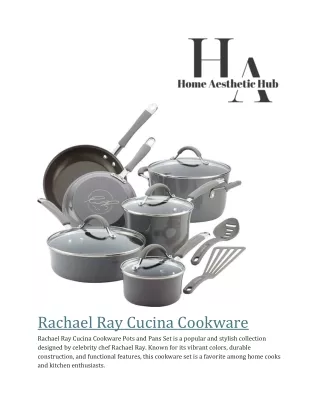 Rachael Ray Cucina Cookware