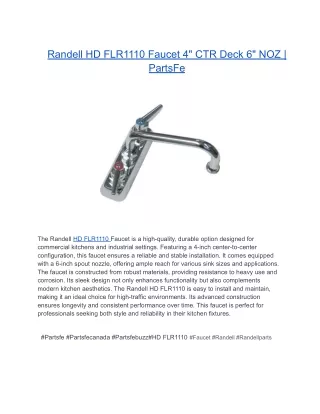 Randell HD FLR1110 Faucet 4_ CTR Deck 6_ NOZ _ PartsFe