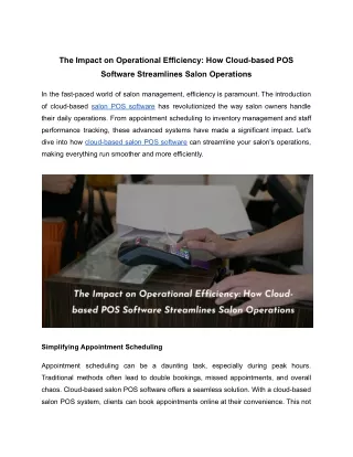 The Impact on Operational Efficiency_ How Cloud-based POS Software Streamlines Salon Operations