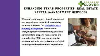 Efficient And Reliable Rental Property Management Services In San Antonio