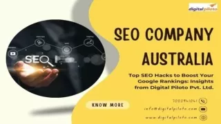 Top SEO Hacks to Boost Your Google Rankings Insights from Digital Piloto Pvt. Ltd.