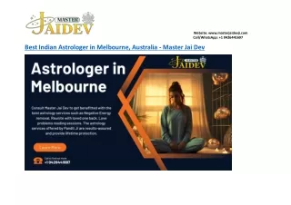 Best Indian Astrologer in Melbourne Australia