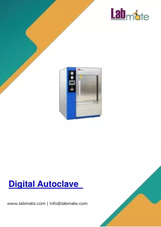 Digital Autoclave