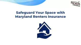 Safeguard Your Space with Maryland Renters Insurance