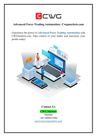 Advanced Forex Trading Automation | Cwgmarkets.com