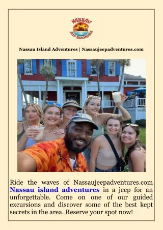 Nassau Island Adventures  Nassaujeepadventures.com