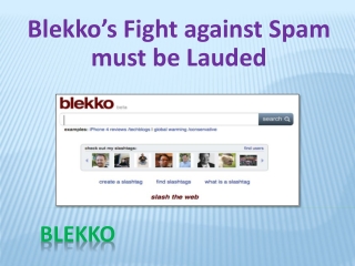 Blekko’s Fight against Spam must be Lauded