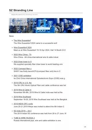 weiye-ofc.com-SZ Stranding Line SZ Stranding Line  fiber secondary coating line