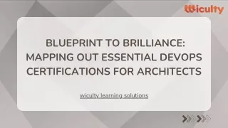 Blueprint to Brilliance Mapping Out Essential DevOps Certifications for Architects