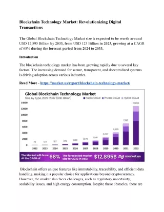 Blockchain Technology Market_ Revolutionizing Digital Transactions