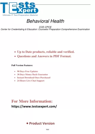 High Scores in CCE-CPCE Exam Comprehensive Prep for Certified Counselors