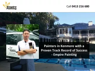 Painters in Kenmore with a Proven Track Record of Success - Empire Painting