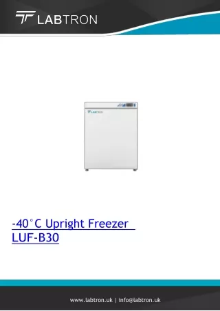-40°C Upright Freezer 90 L