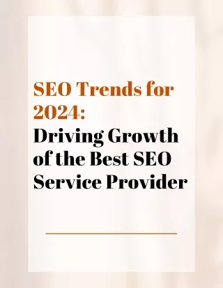 SEO Trends for 2024