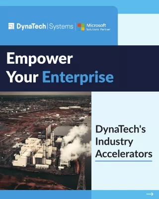 Empower Enterprise with DynaTech Industry Accelerators