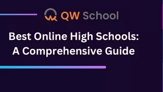 Best Online High Schools A Comprehensive Guide