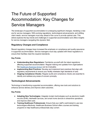 The Future of Supported Accommodation_ Key Changes for Service Managers