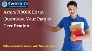 Avaya 71801X Exam Questions: Your Path to Certification