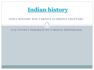 Historical india