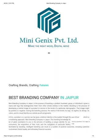 Best Branding Company in Jaipur