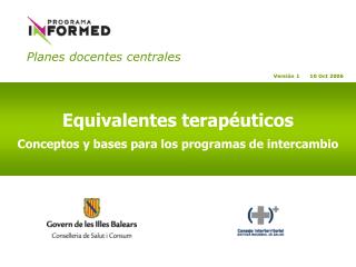 Planes docentes centrales