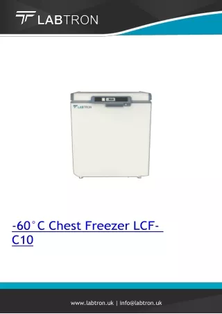-60°C Chest Freezer 150 L