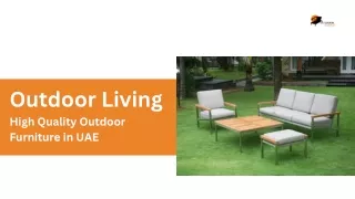 Outdoor Living- Picnic Table in Dubai