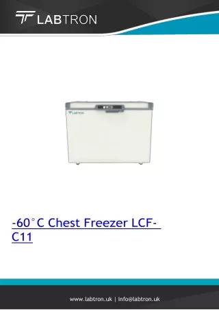 -60°C Chest Freezer 270 L