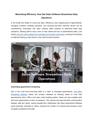 Maximizing Efficiency_ How Hair Salon Software Streamlines Daily Operations