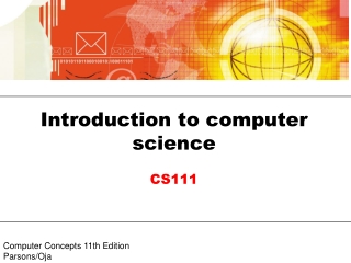 Introduction to computer science