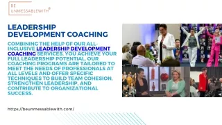 Leadership Development Coaching for Future Leaders