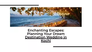 Destination Weddin In Kochi