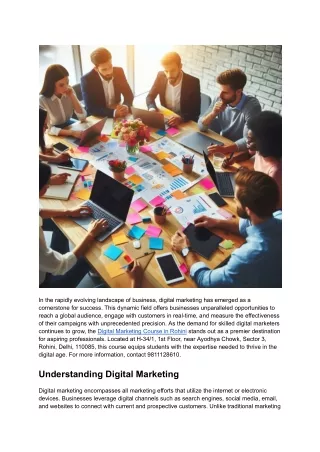 The Power and Potential of Digital Marketing