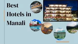 Best Hotels in Manali