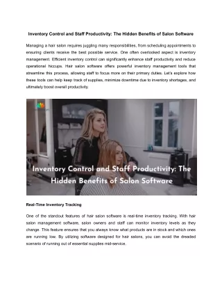 Inventory Control and Staff Productivity_ The Hidden Benefits of Salon Software