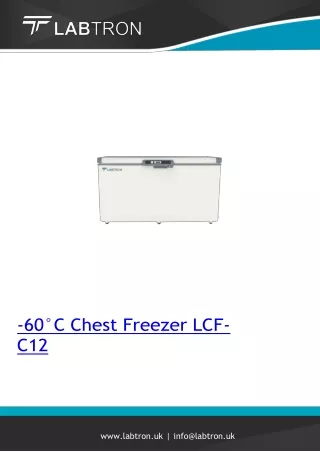 -60°C Chest Freezer 360 L