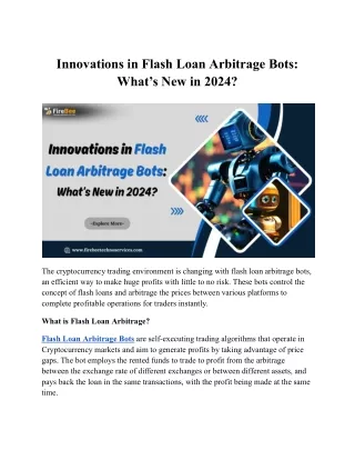 Innovations in Flash Loan Arbitrage Bots_ What’s New in 2024_