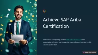 Achieve-SAP-Ariba-Certification