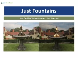 Large Buddha Water Features - Just fountains