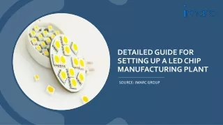 Detailed Report On LED Chip Manufacturing Unit PDF