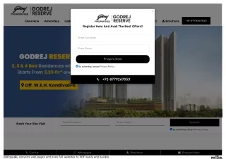Godrej Reserve Kandivali East - Luxury Apartment
