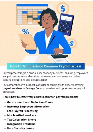 How To Troubleshoot Common Payroll Issues?