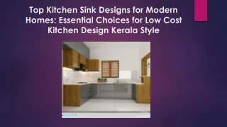 Top Kitchen Sink Designs for Modern Homes: Essential Choices for Low Cost Kitche