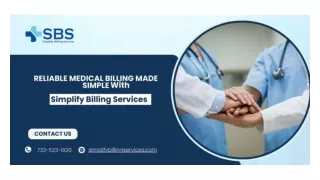 Reliable Medical Billing Made Simple With Simplify Billing Services