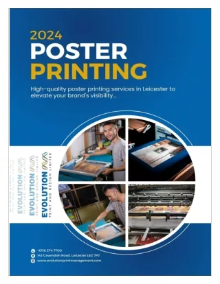 Poster Printing Leicester: Elevate Your Brand with Stunning Posters