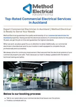 Top-Rated Commercial Electrical Services in Auckland